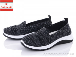 Туфлі жіночі H62-1 Saimaoji сірий  оптом от Optomarket