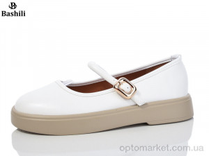 Туфлі жіночі H63A21-1 Башили білий  оптом от Optomarket