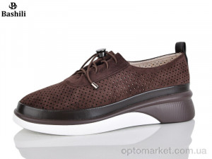 Туфлі жіночі H63A26-20 Башили коричневий оптом от Optomarket