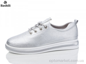 Туфлі жіночі H63A27-15 Башили срібний  оптом от Optomarket