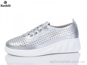 Туфлі жіночі H63A43-15 Башили срібний  оптом от Optomarket