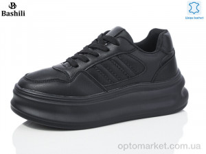 Кросівки жіночі H63B01-1 Башили чорний  оптом от Optomarket