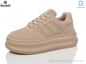 Кросівки жіночі H63B01-9 Башили бежевий  оптом от Optomarket