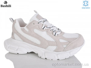 Кросівки жіночі H65107-1 Башили бежевий  оптом от Optomarket