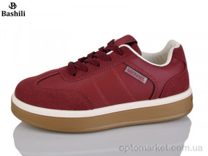 Кросівки жіночі H6514-13 Башили бордовий  оптом от Optomarket