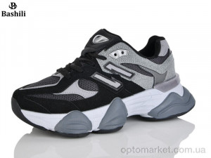 Кросівки жіночі H6549-7 Башили чорний  оптом от Optomarket