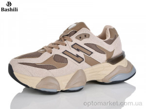 Кросівки жіночі H6549-9 Башили коричневий  оптом от Optomarket