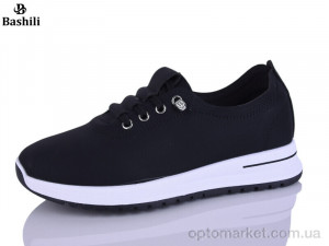 Кросівки жіночі H6550-2 Башили чорний оптом от Optomarket