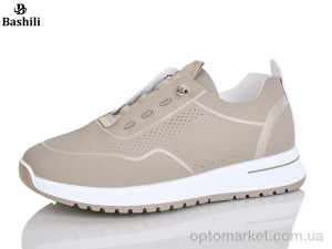 Кросівки жіночі H6556-9 Башили бежевий  оптом от Optomarket