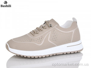 Кросівки жіночі H6557-9 Башили бежевий  оптом от Optomarket