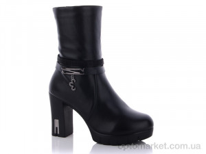 Черевики жіночі H711 Karco чорний  оптом от Optomarket