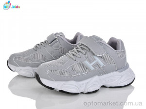Кросівки дитячі H751-3-1 BBT сірий  оптом от Optomarket
