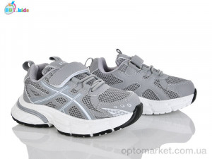 Кросівки дитячі H756-3-1 BBT сірий  оптом от Optomarket