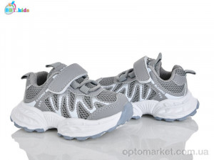 Кросівки дитячі H758-1-1 BBT сірий  оптом от Optomarket