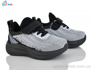 Кросівки дитячі H765-1-6 BBT сірий  оптом от Optomarket