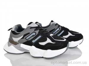 Кросівки жіночі H90-4 Xifa чорний оптом от Optomarket