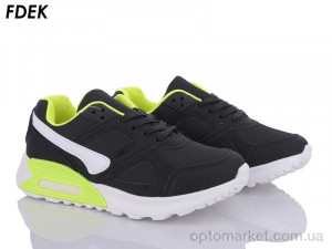 Кросівки унісекс H9010-10 Fdek чорний  оптом от Optomarket