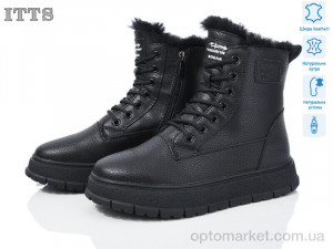 Черевики жіночі H91-1 ITTS чорний  оптом от Optomarket