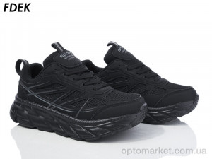 Кросівки унісекс H9206-11 Fdek чорний  оптом от Optomarket