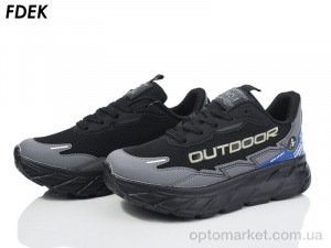 Кросівки унісекс H9209-5 Fdek чорний  оптом от Optomarket