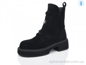 Чоботи жіночі H93A42-2 Башили чорний  оптом от Optomarket