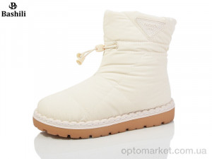 Дутики жіночі H93A70-11 Башили бежевий  оптом от Optomarket