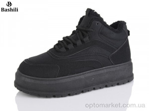 Кросівки жіночі H9504-2 Башили чорний  оптом от Optomarket