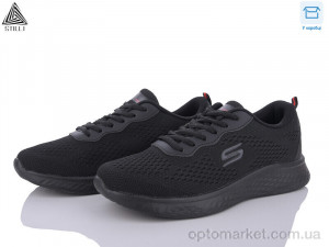 Кросівки чоловічі HB300-3 піна Stilli чорний  оптом от Optomarket