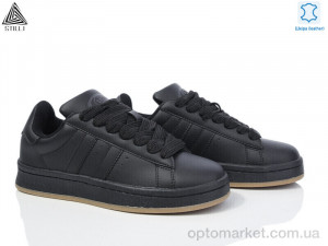 Кросівки жіночі HB520-10 шкіра Stilli чорний  оптом от Optomarket