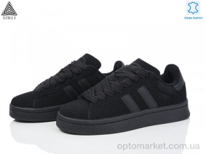 Кросівки жіночі HB520-8 шкіра Stilli чорний  оптом от Optomarket