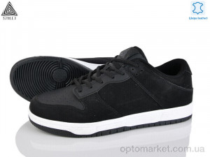 Кросівки чоловічі HB550-2 шкіра піна Stilli чорний  оптом от Optomarket