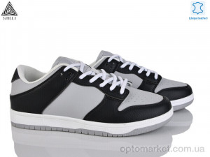 Кросівки чоловічі HB550-5 шкіра піна Stilli сірий  оптом от Optomarket
