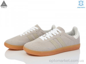 Кросівки жіночі HB600-11 шкіра піна Stilli сірий  оптом от Optomarket