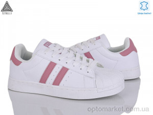 Кросівки жіночі HB640-7 шкіра Stilli білий  оптом от Optomarket