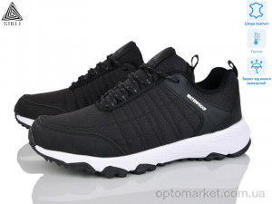 Кросівки чоловічі HB790-2 шкіра термо Stilli чорний  оптом от Optomarket