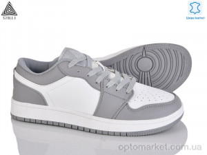 Кросівки чоловічі HB830-16 шкіра піна Stilli сірий  оптом от Optomarket