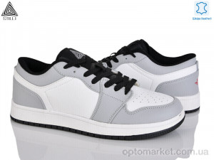 Кросівки чоловічі HB830-17 шкіра піна Stilli сірий  оптом от Optomarket