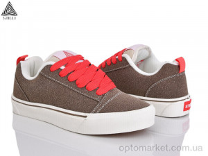 Кеди жіночі HB850-5 шкіра піна Stilli коричневий оптом от Optomarket