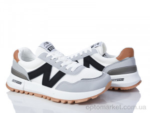 Кросівки чоловічі HD35(149-16) white-grey Wonex білий  оптом от Optomarket