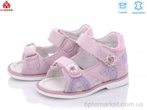 Босоніжки дитячі HH959-1F Kimbo-o рожевий  оптом от Optomarket