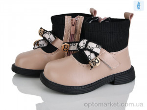 Черевики дитячі HJ2238-1F Kimbo-o бежевий  оптом от Optomarket