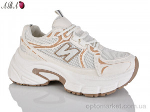 Кросівки жіночі HK303-6 Aba бежевий  оптом от Optomarket