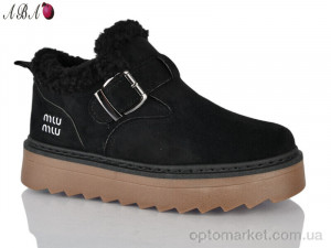 Уги жіночі HK9033-1 DaFuYuan чорний  оптом от Optomarket