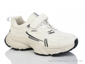 Кросівки дитячі HL5-3 піна Xifa kids бежевий  оптом от Optomarket