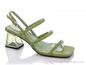 Босоніжки жіночі HL599-39 Teetspace зелений  оптом от Optomarket