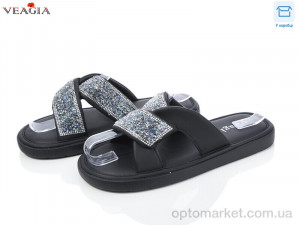 Шльопанці жіночі HM5033-1 Veagia чорний  оптом от Optomarket
