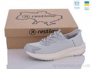Кросівки жіночі HWL24120 grey Restime сірий  оптом от Optomarket