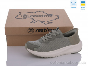 Кросівки жіночі HWL24120 olive Restime хакі  оптом от Optomarket
