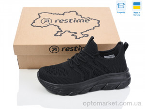 Кросівки жіночі IWL25547 black Restime чорний  оптом от Optomarket