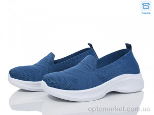 Сліпони жіночі J1029-5 Hongquan синій  оптом от Optomarket